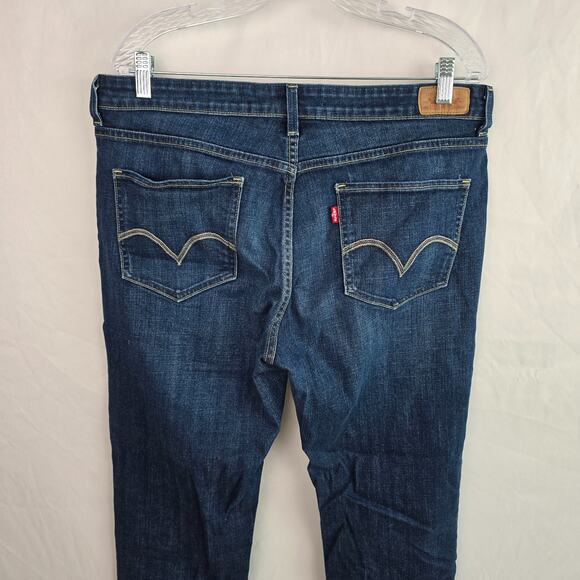 Levi's The Original Jeans Women's 16 Blue Dark Wash Mid Rise Skinny - Picture 7 of 16
